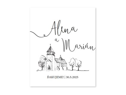 Visačka na darček - Sketch