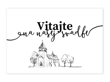 Uvítacia tabuľa - Sketch