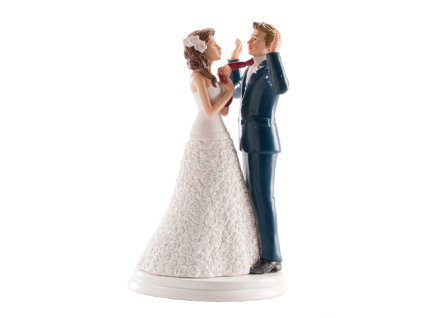 305066 PAREJA DE BODA MANOS ARRIBA 20CM 1