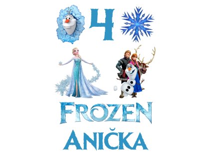 Jedlé personalizované obrázky - Frozen