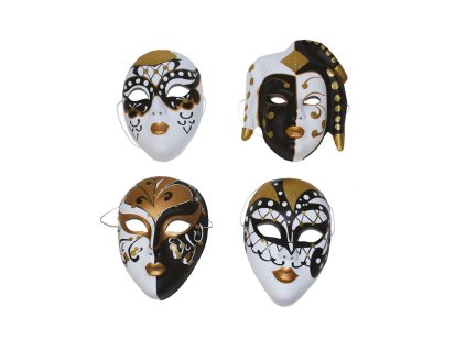 Benátska maska 1 ks