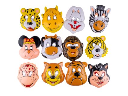 Maska pre deti - Zvieratká mix 1 ks