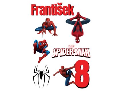 Jedlé personalizované obrázky - Spiderman