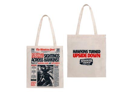 Plátená taška Stranger Things - Hawkins Turned Upside Down