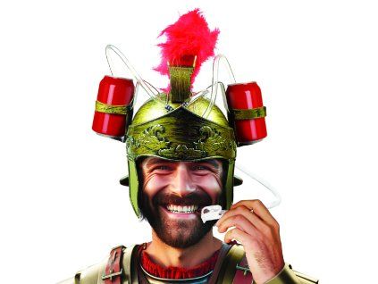 Gladiátorská prilba na nápoje
