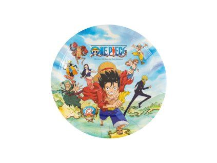 8 plates plastic free one piece 18cm