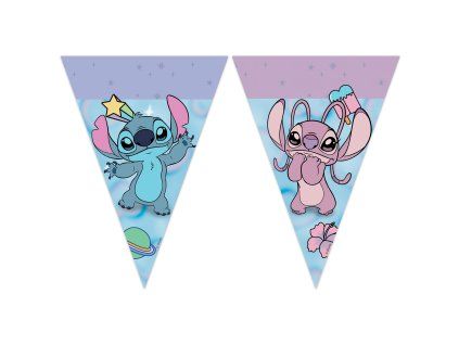 Papierová girlanda - Stitch & Angel