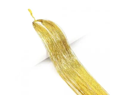 Kanekalon Tinsel Braids - Gold