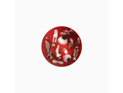 Halloweenske misky - Krvavý kúpeľ 23 cm, 6 ks