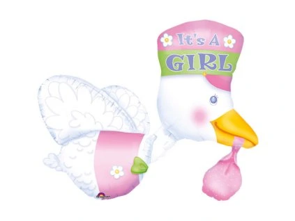 Fóliový balón Je to dievča