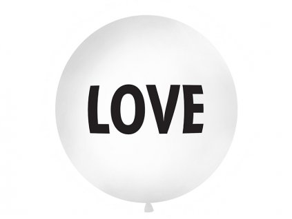 Metrovy balon 1m love