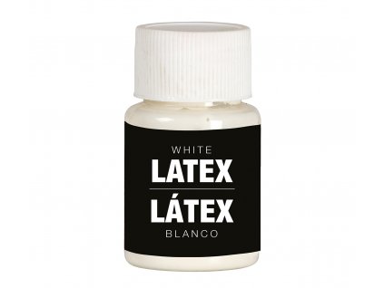 Latex na tvár s hubkou - biely 26 g