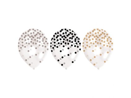 Bodkované balóniky 6 ks