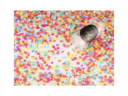 Malé Vystreľovacie konfety – mix farieb