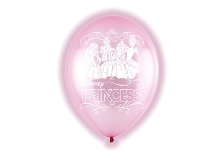 Latexové balóny LED Disney Princezné 5 ks