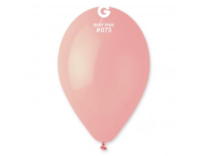Balónik pastelový Baby ružová 26 cm