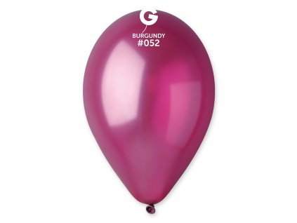 Balónik metalický burgundy 26 cm