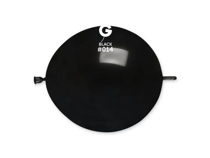 Spojovací balónik čierny 30 cm