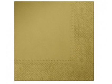 Servítky - Zlatá 33x33 cm