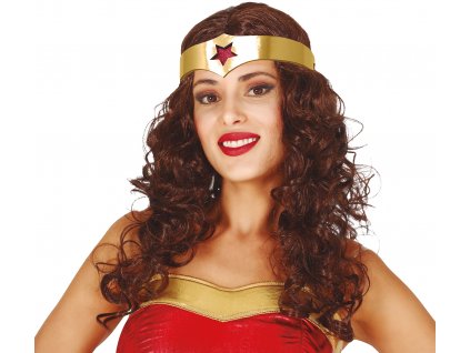 Parochňa Wonder Woman s čelenkou