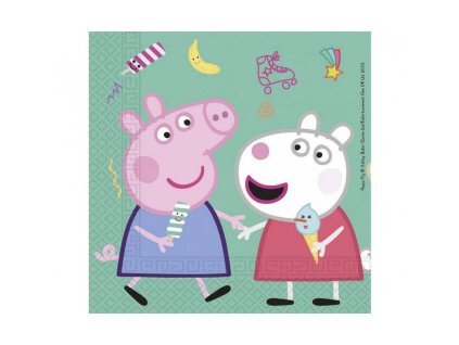Servítky - Peppa Pig 33 x 33 cm 20 ks