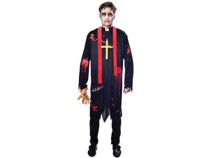 Pánsky kostým - Zombie farár