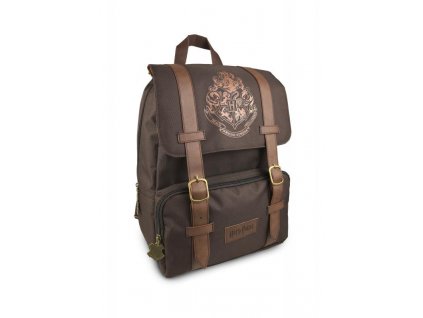 91794 Harry Potter Hogwarts Brown Flap Over Backpack 1280x1800