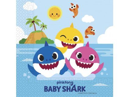 Servítky - Baby Shark