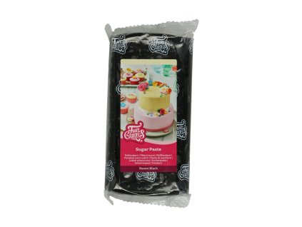 Čierny rolovaný fondant Raven Black (farebný fondán) 1kg