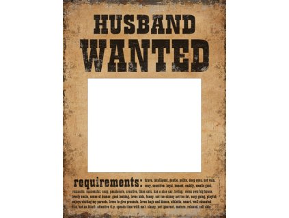 Rekvizity na fotenie - Wanted