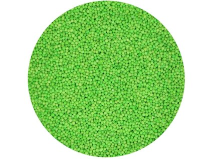 Cukrové guličky Nonpareils Green - Zelené 80 g