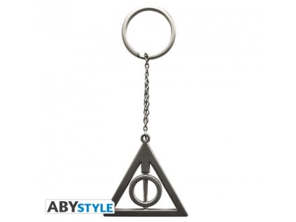 harry potter keychain 3d deathly hallows x2