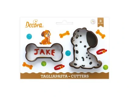Sada vykrajovačiek - psík a kosť