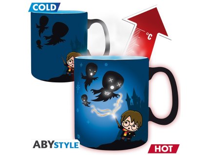 harry potter mug heat change 460 ml expecto with box x2