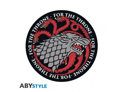 game of thrones mousepad stark vs targaryen in shape