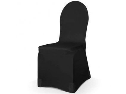 Elastický poťah na stoličku - čierny
