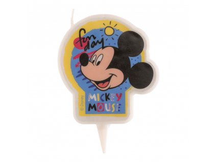 Narodeninová sviečka - Mickey Mouse 7,5 cm