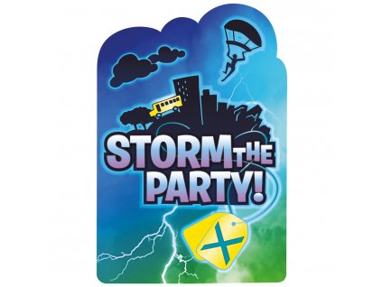 Pozvánky Battle Royal - Storm the party 8 ks