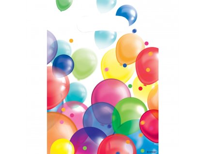 Darčekové tašky - pastelové balóny 8 ks
