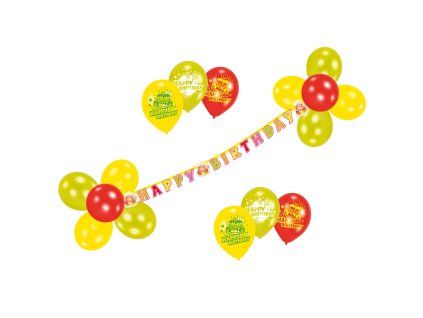 Banner - Happy Birthday s balónmi