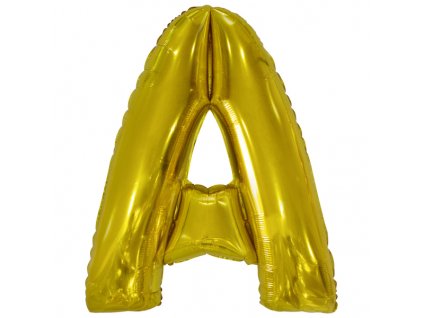 Fóliový balónik písmeno A 86 cm zlatý