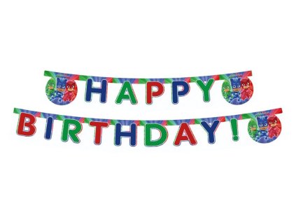 Banner - Happy Birthday (Pyžamasky)