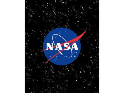 Deka NASA - čierna 120 x 150 cm