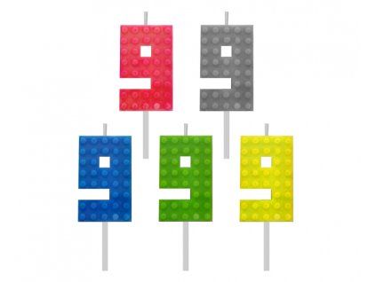 Narodeninová sviečka Lego - 9