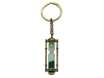 Inkedharry potter keychain 3d slytherin hourglass x2 (2) LI