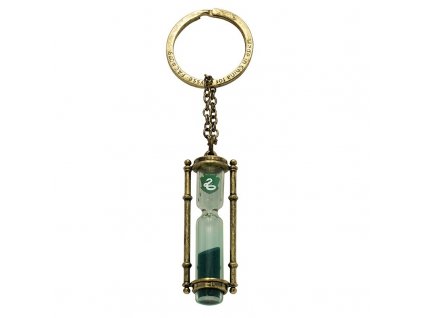 Inkedharry potter keychain 3d slytherin hourglass x2 (2) LI