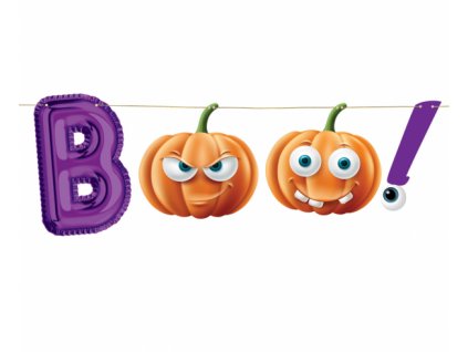Banner - Halloween Boo Trick or Treat 150 cm