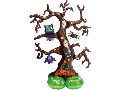 Fóliový balón - Halloween Strašidelný strom AirLoonz