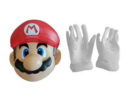 Sada Super Mario - Maska a rukavice