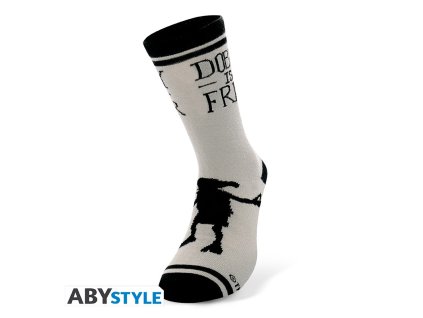 harry potter socks black grey dobby